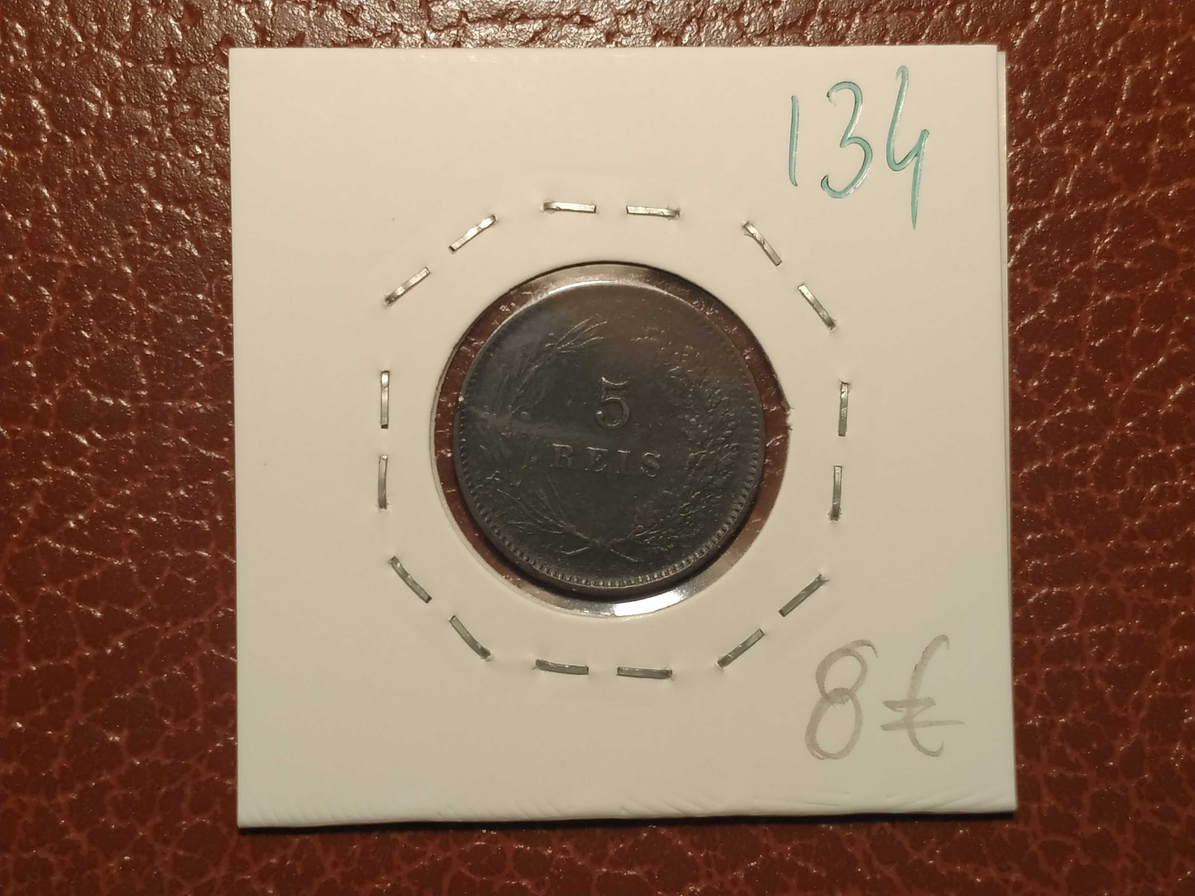 134 moeda Portuguesa de 5 reis de 1897 (Monarquia)