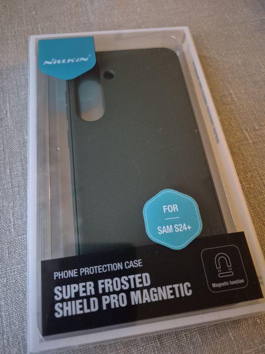 Etui Nillkin Super Frosted Shield Pro Magnetic – Samsung S24+ (Zielone