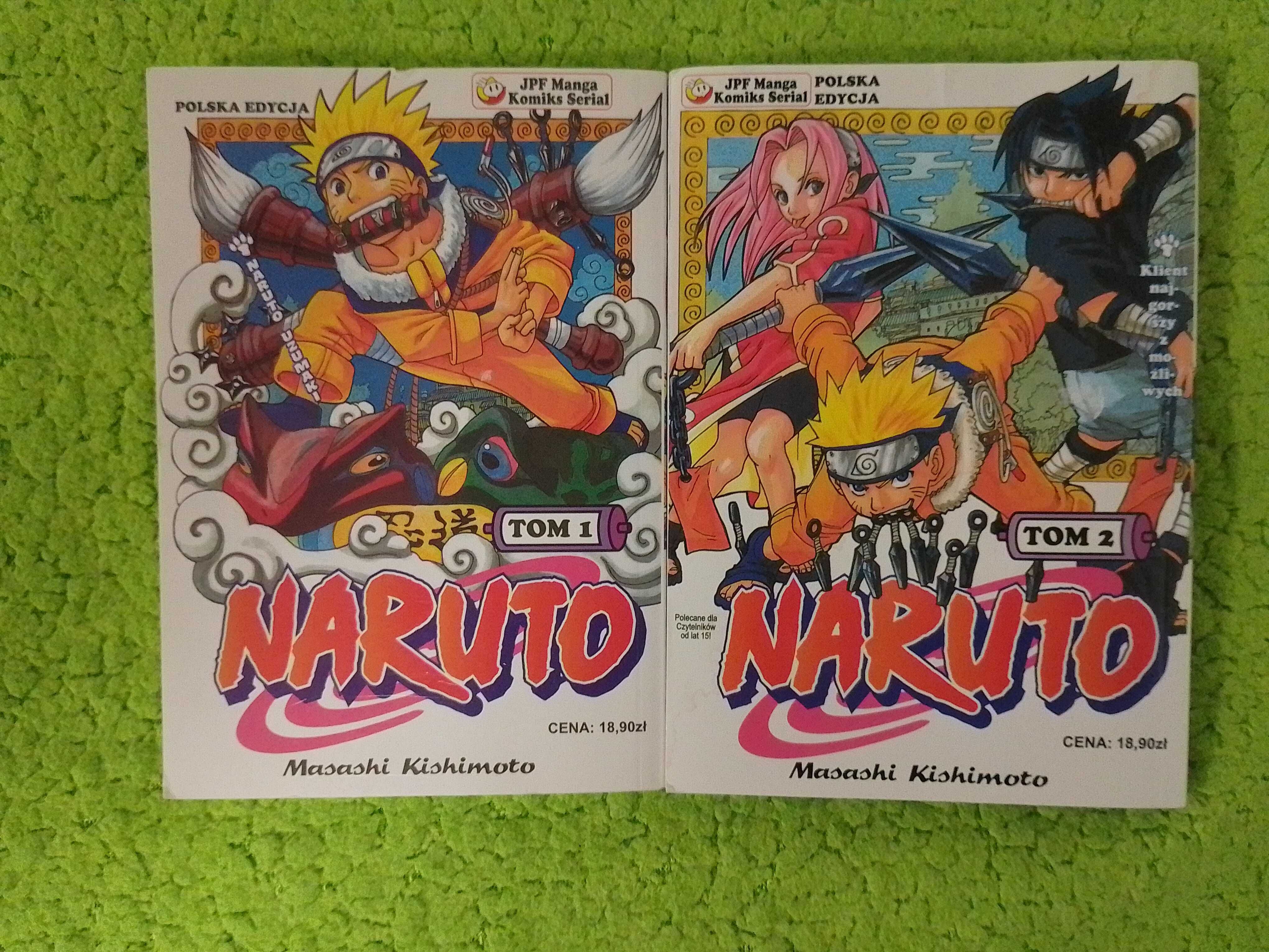 Manga Naruto tom 1 i 2 zestaw
