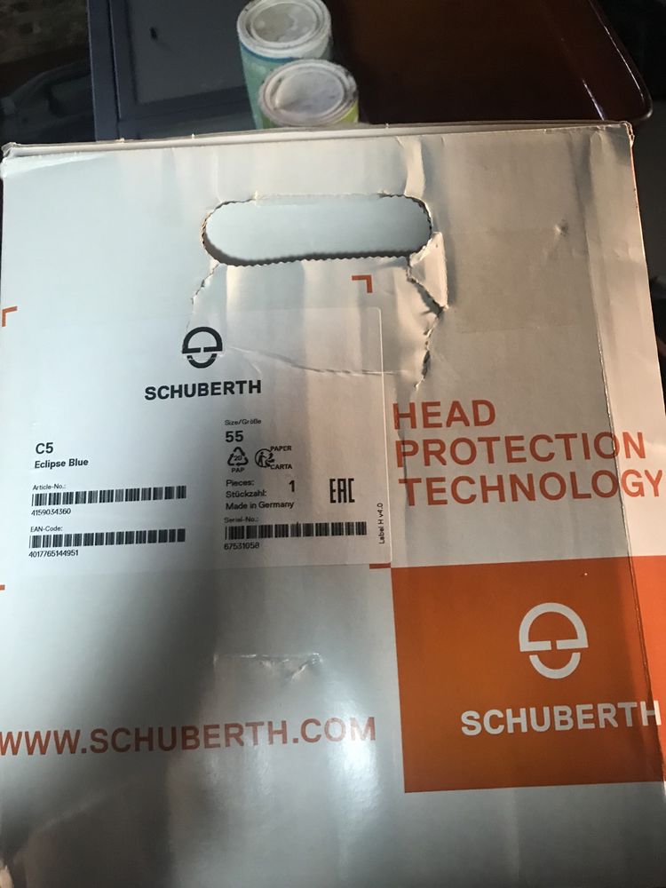 Capacete schuberth c5 com intercomonicador