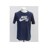 Nike SB t-shirt roz L dri-fit granatowy dopasowany bawełna / poly