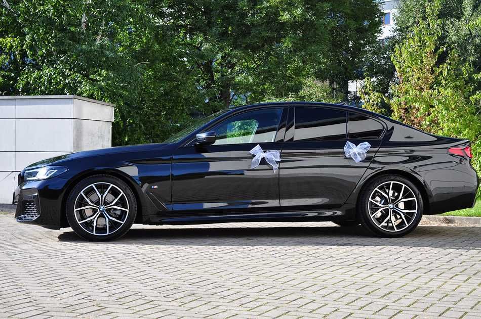 Auto Limuzyna do ślubu samochód na wesele BMW 5 Biała Podl. Międzyrzec