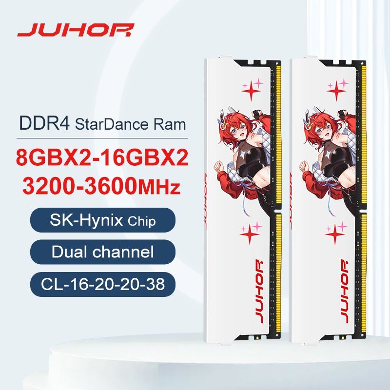 Pamięć Ram JUHOR DDR4 32GB 3600mhz cl16 nowe