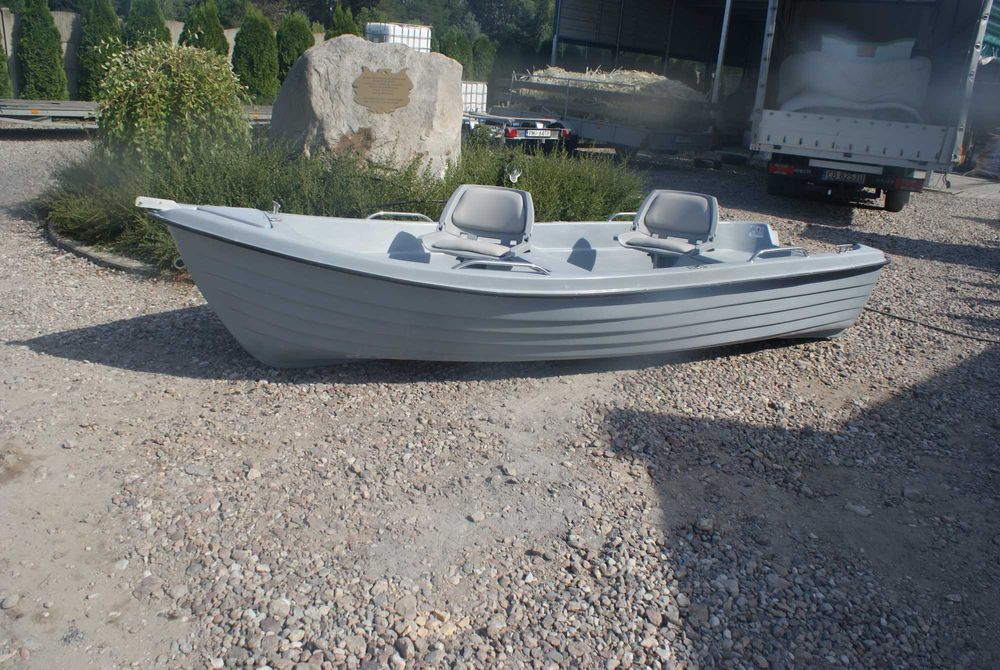 ZIMOWA PROMOCJA łódka, łódź wędkarska OSKAR, płaskodenna, Laminex łodz