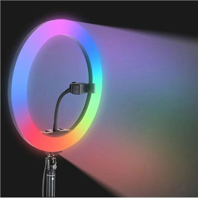 Lampa Pierścieniowa Selfie Led Rgb 1000Lm Tripod