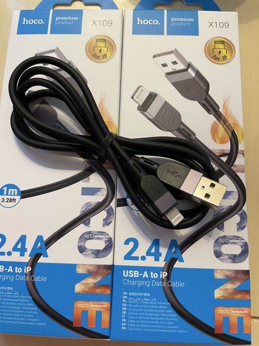 КабельHoco x109 Energy silicone usb to lightning для айфона