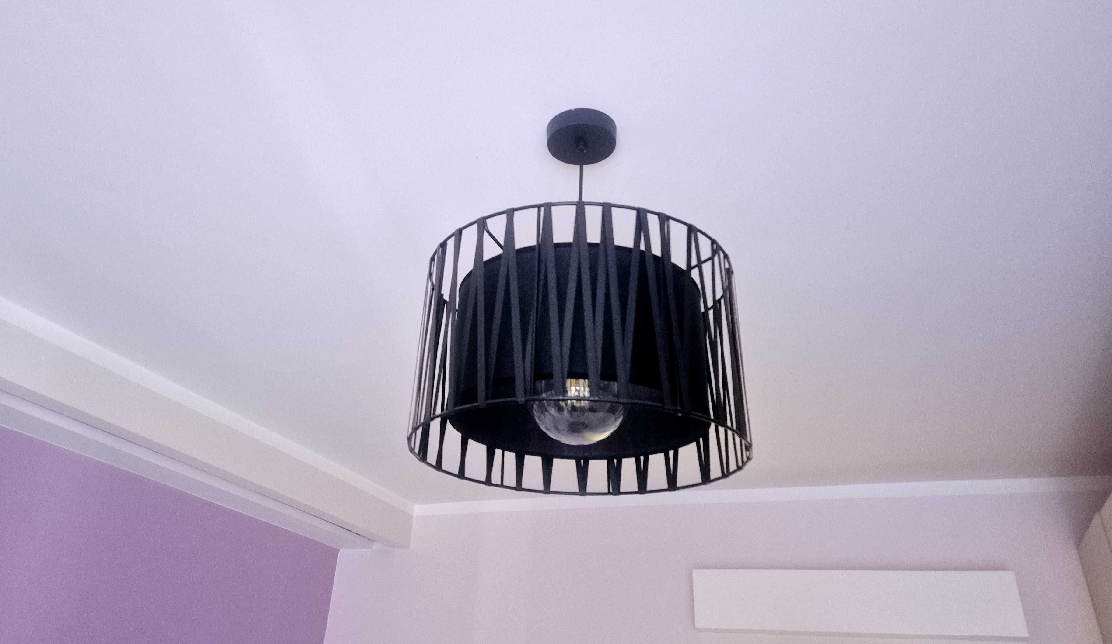 Czarny żyrandol. lampa wisząca Harmony Black
