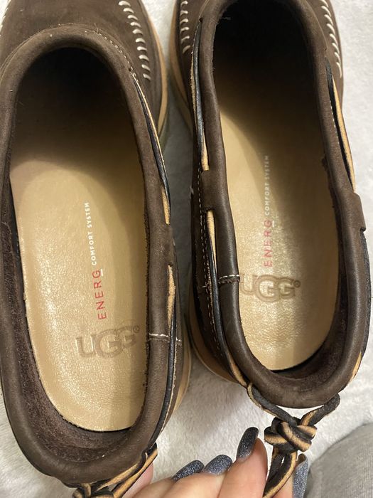 Мокасіни, туфлі, Оригінал  Ugg Nubuck Campfire Leather