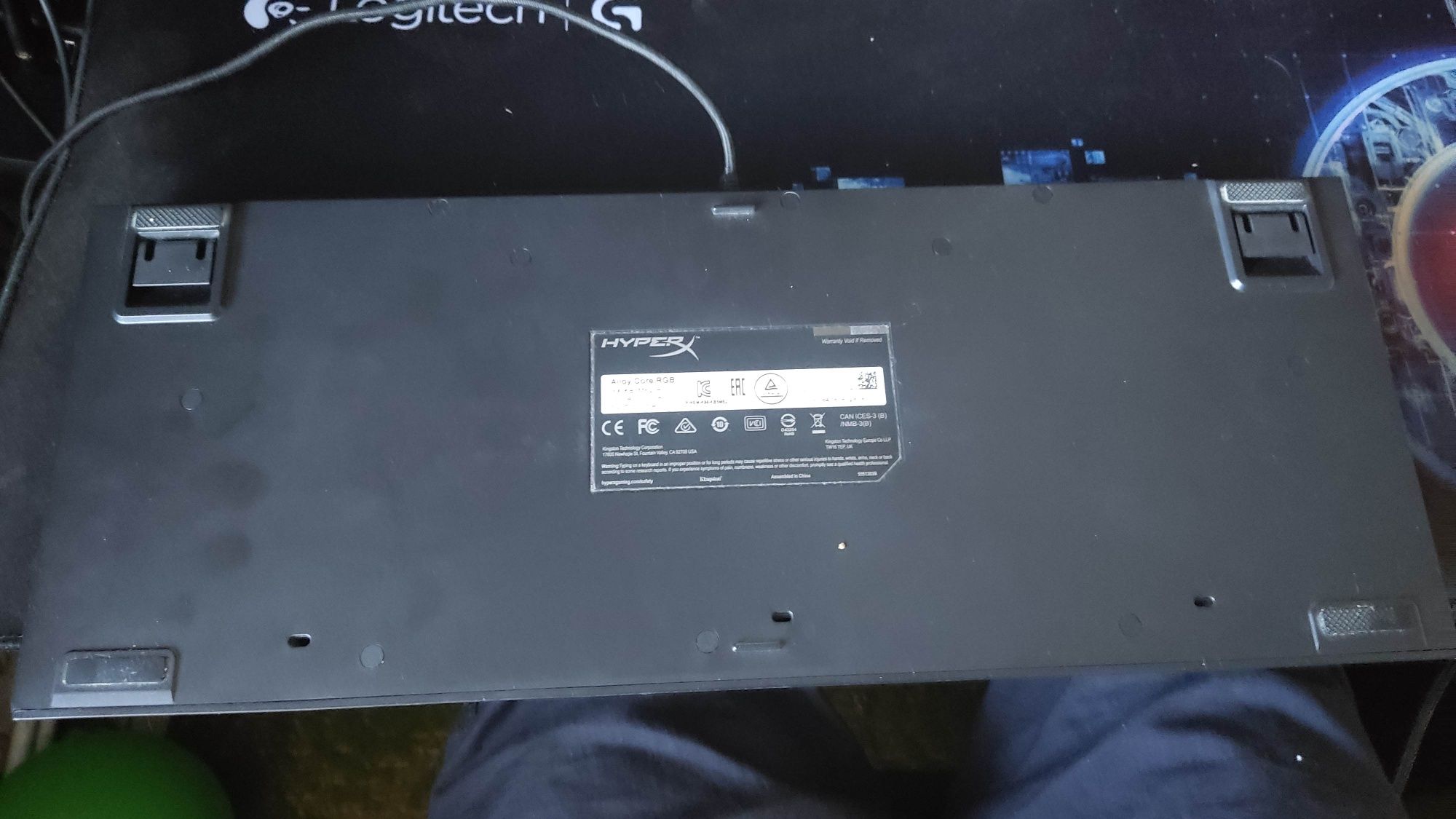 Клавіатура hyperx alloy core rgb