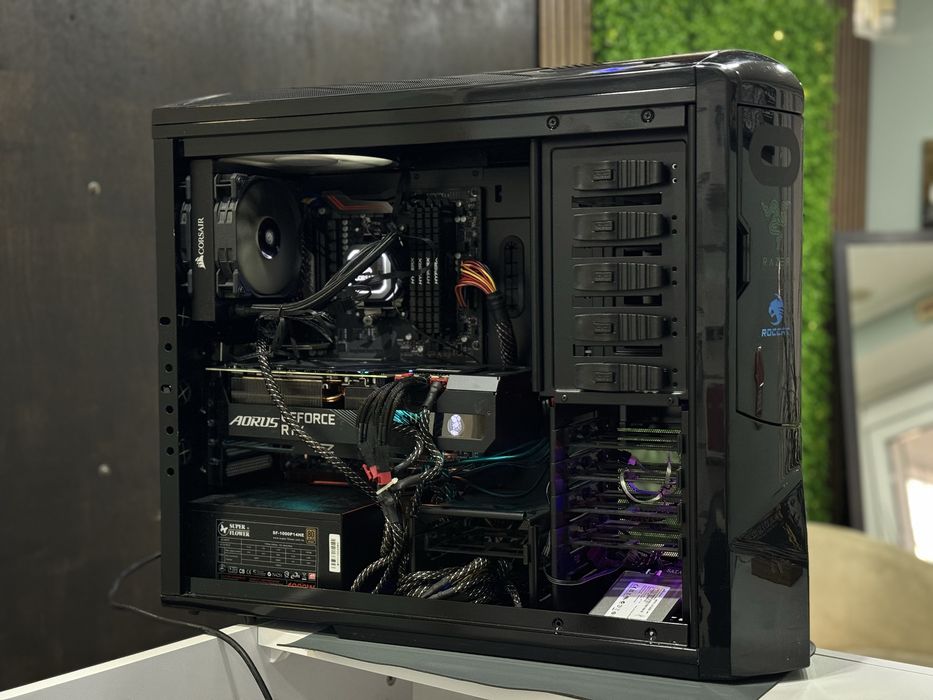 Игровой Компьютер, RTX3080, Ryzen 7-2700X, 16gb RAM, 1TB Ssd