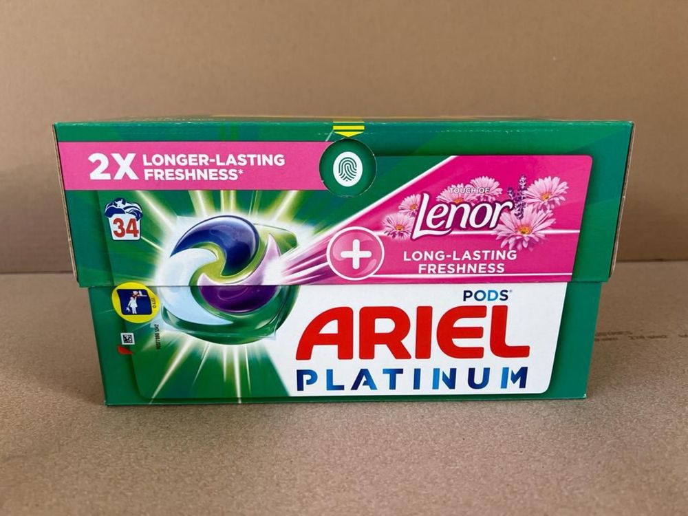 Kapsulki do prania Ariel z Lenor 34 szt