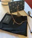 Saint Laurent Vintage Monogram Kate Leather Crossbody Bag