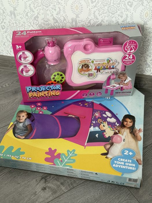 Дитячий намет (палатка) з тунелем.