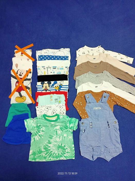 ubranka niemowlęce r.68--31szt.--JAK NOWE--H&M, CoolClub Smyk