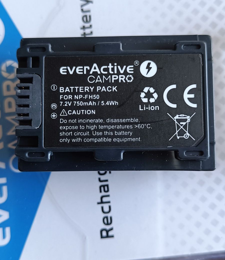 Bateria Li-ion recarregável nova