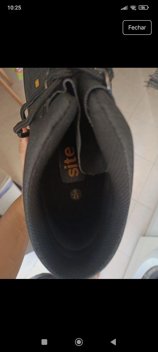 Bota com bico de aço marca site.