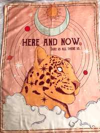 Plakat z tkaniny gobelin duży Kawaii Comics Dream Cat