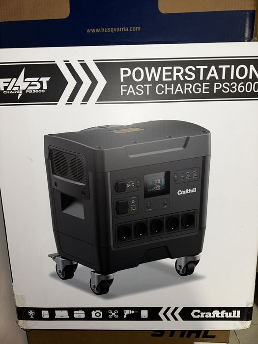 Нова Зарядна станція 3300 Вт Пик 3,3 кВтч Genergy Craftfull LiFePo4