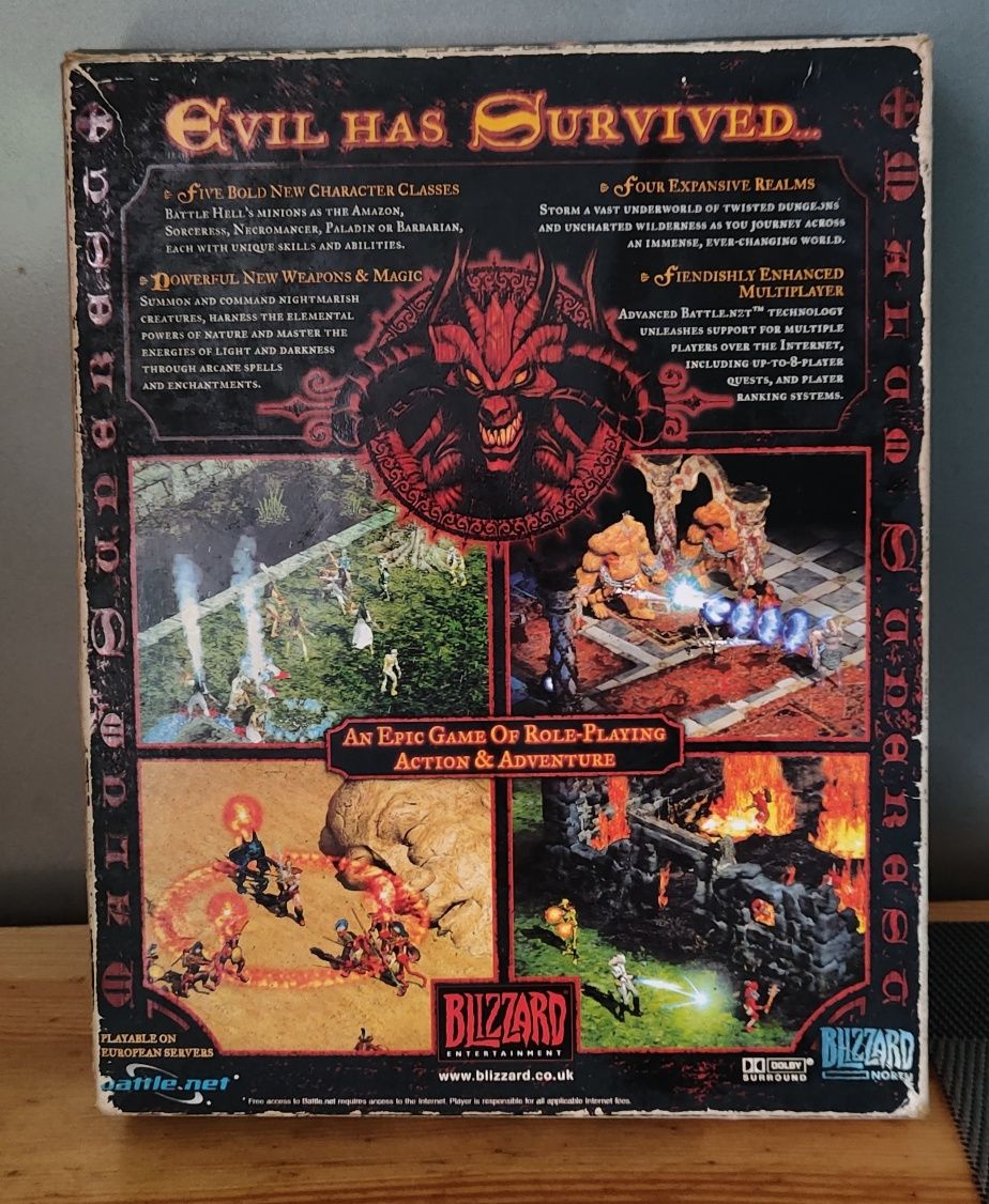 Diablo 2 II Big Box PC (niekompletne)