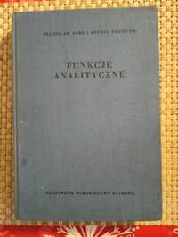 Sprzedam książkę  Saks i  Zygmunt  , Funkcje analityczne, PWN, 1959