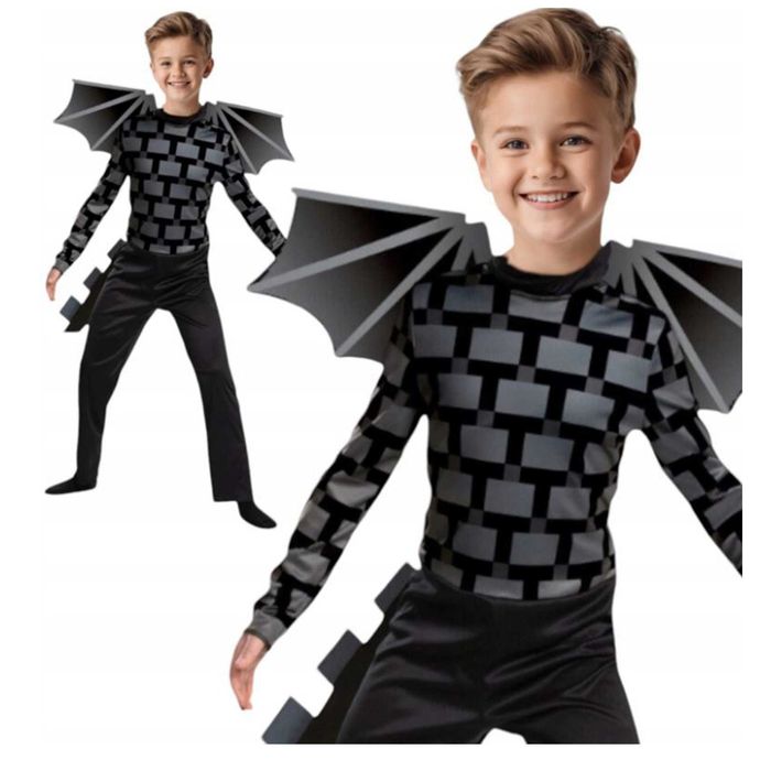 Strój minecraft smok enderdragon przebranie rozmiar L