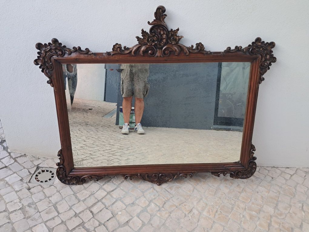 Espelho de parede rectangular