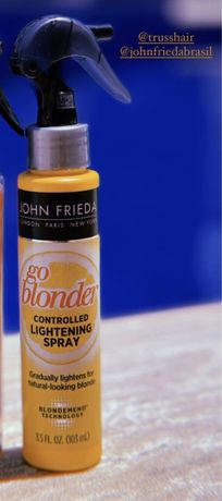 Spray aclareador natural de cabelo