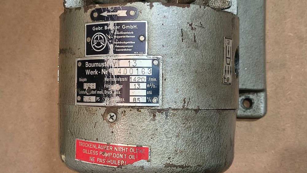 Pompa wakum prozniowa łopatkowa Becker KD 80 A-4