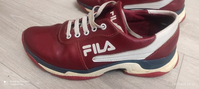 Кроссовки FILA красные 36 размер