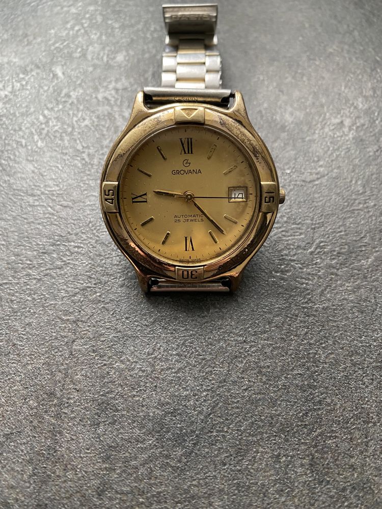 Szwajcarski męski zegarek renomowanej firmy GROVANA