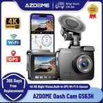 Видеорегистратор 4K Azdome GS63H, Azdome GS63H Pro реєстратор 2 камери