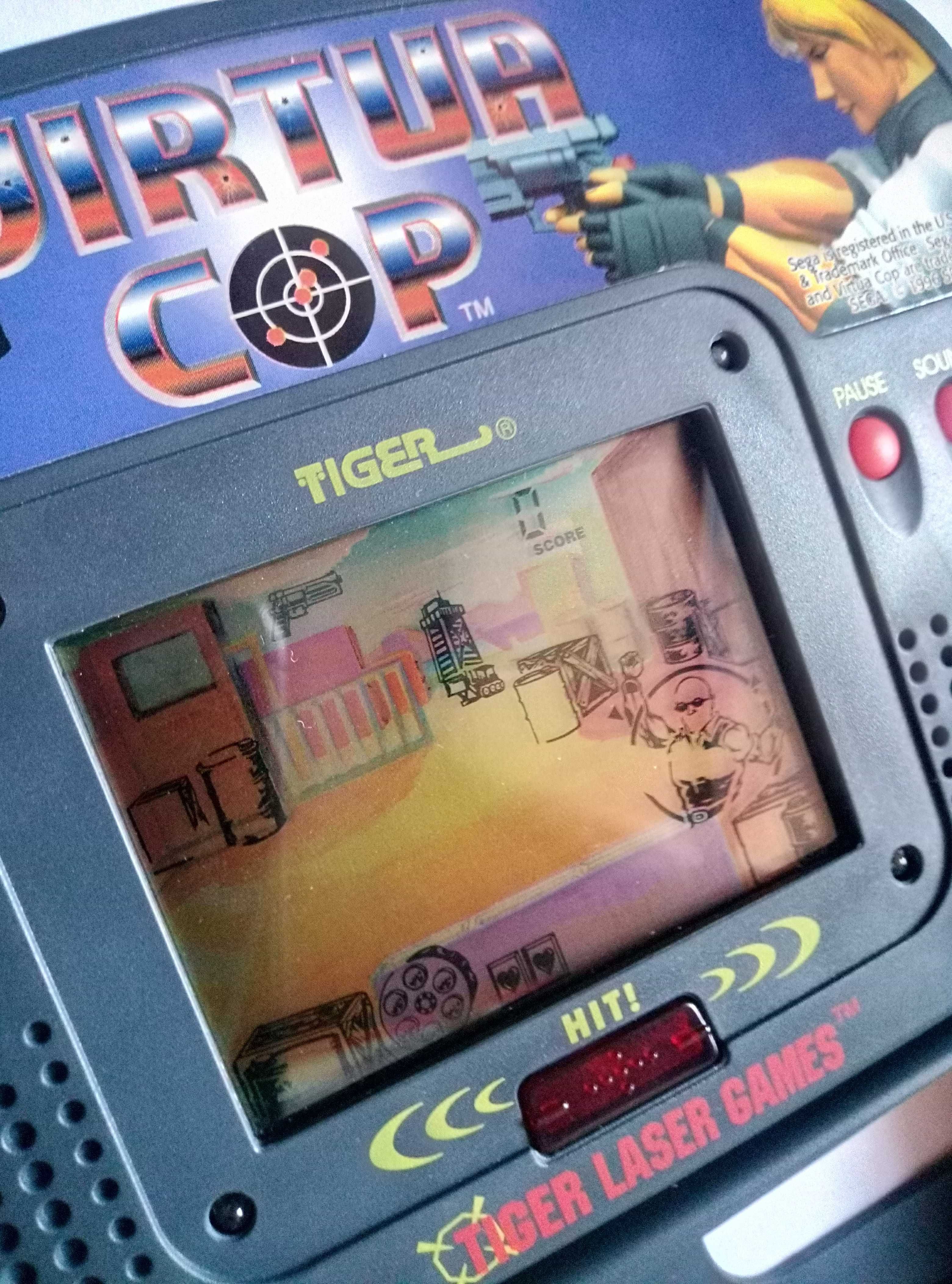 Sega Virtua Cop Handheld Tiger Laser Games - 1996r.