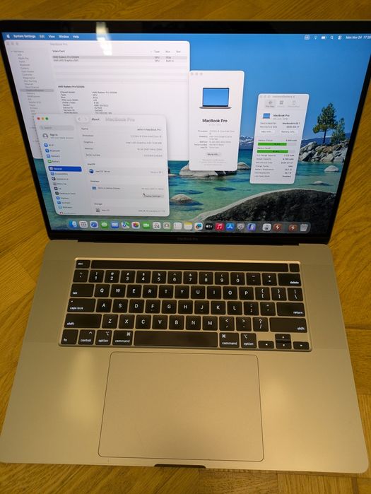 MacBook Pro 2020 , а2141, 16", i9 (8 ядер), 16/1 ТБ, 5500М 4ГБ, ідеал.
