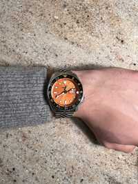 Zegarek Seiko 5 sports GMT orange SSK005K1