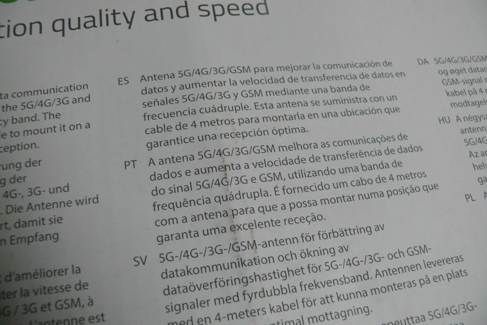 Nedis Antena 3G/4G/5G/GSM Amplificada