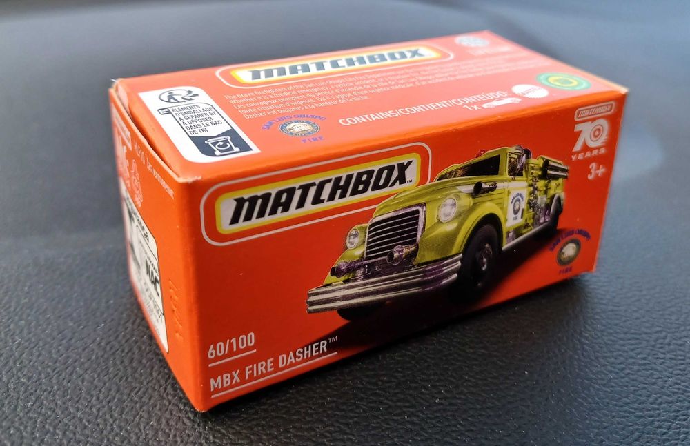 Matchbox Fire Dasher box