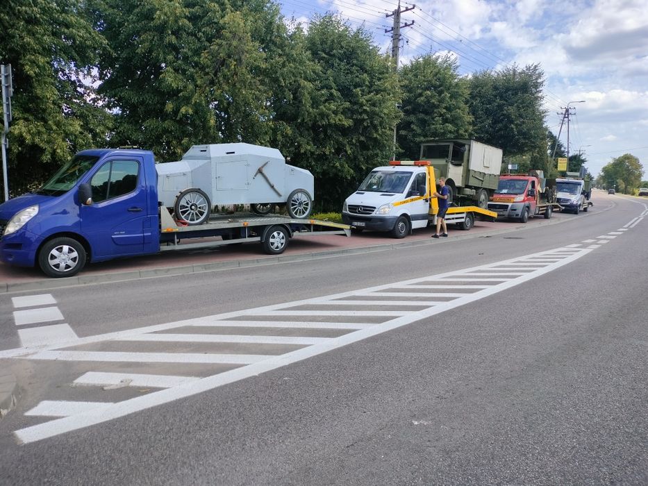 Pomoc Drogowa 24H Laweta Holowanie Transport Białystok Podlaskie Tanio