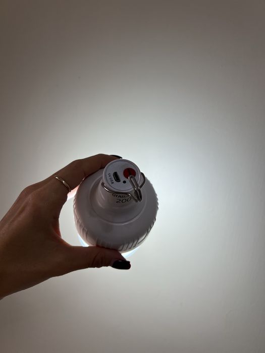 LED лампа 200W, usb-акумуляторна, ліхтар для кемпінга, антиблекаут