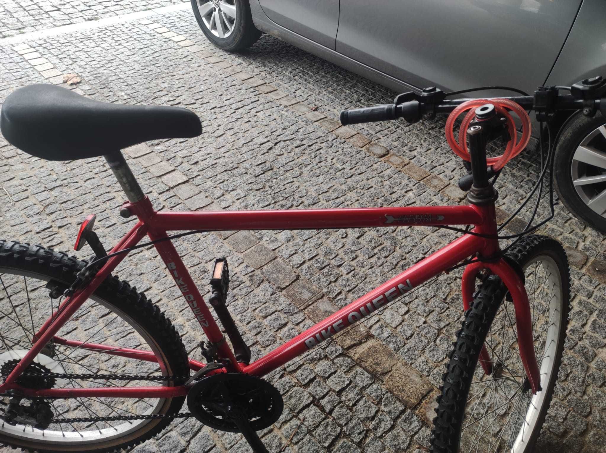Bicileta Vermelha Bike Queen