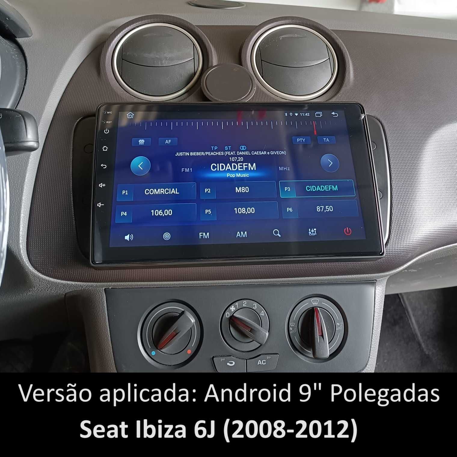 (NOVO) Rádio 2DIN 9" • Seat IBIZA 6J • [4+32GB] • Android GPS