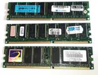 Pamięć DDR-DIMM 3x 256MB PC2700 i PC3200 3 sztuki