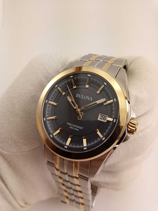 Мужские часы Bulova Precisionist 98B273, точность колебаний 262 кГц