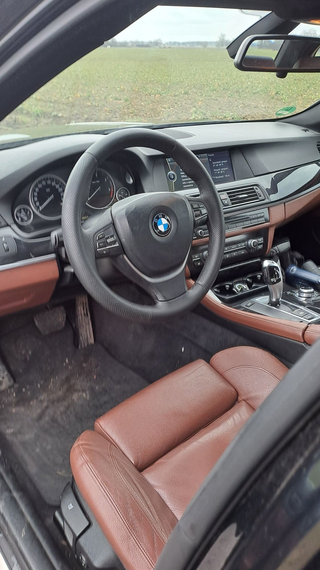 BMW seria 5 F10 2011 diesel automat skóra