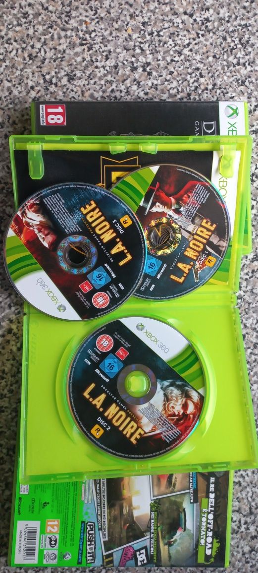 Dishonored game of the year edition/Dirt 2/LA noire Xbox 360