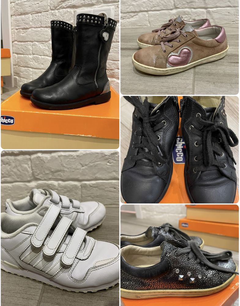 Взуття на дівчинку, кеди, черевики, чоботи, кросівки, adidas, Chico