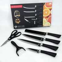 Набір кухонних ножів із сталі 6 предметів, набір ножів для кухні