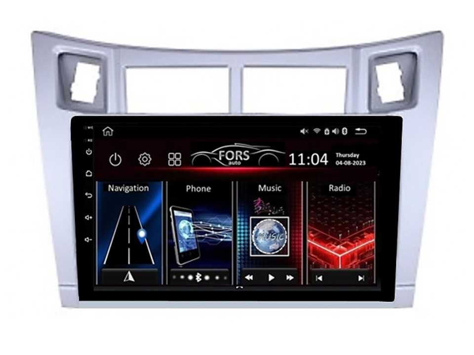 Radio samochodowe Android Toyota Yaris Vitz Platz (9", silver) 2005-11