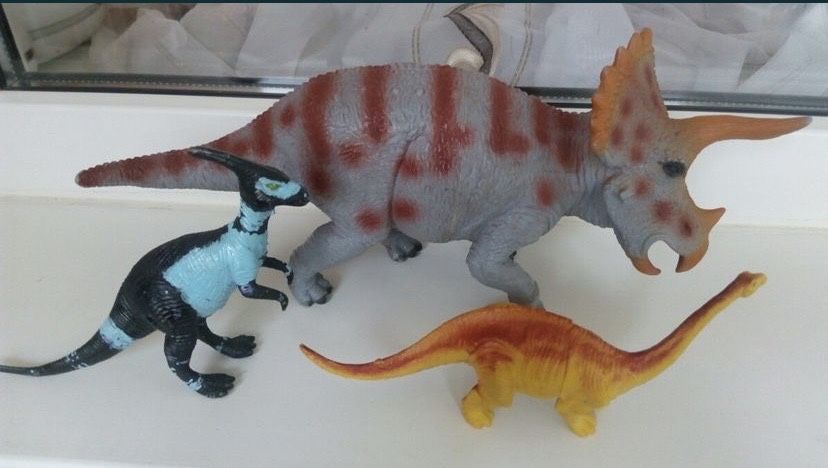 Динозавры Трицератопс большой 32 см