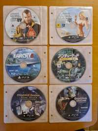 Gry FarCry, GTA IV, GTA V, Dragon's dogma, Uncharted playstation 3 PS3