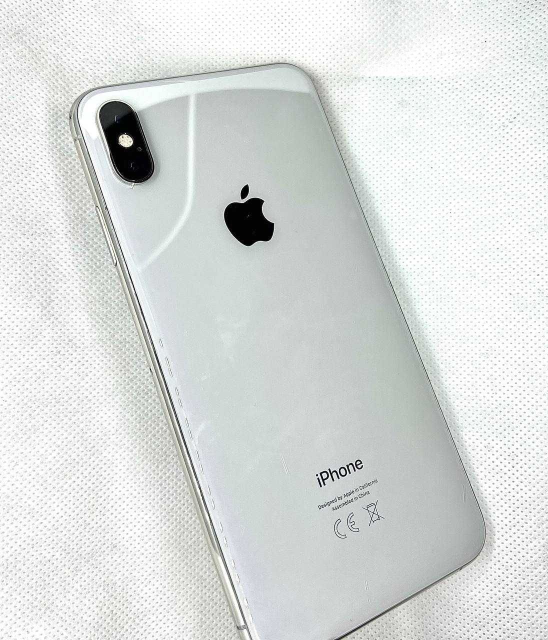 iPhone XS Max • Biały • 256 GB • Bat 100% • GW 12 m.